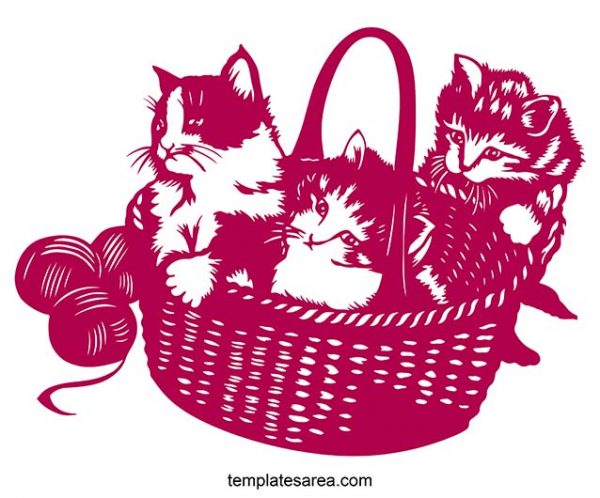 Looking for free SVG designs? Download our kitten design now. Perfect for creating captivating wall art.
