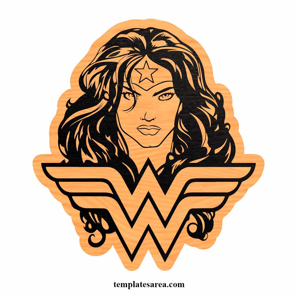 Wonder Woman Logo Template