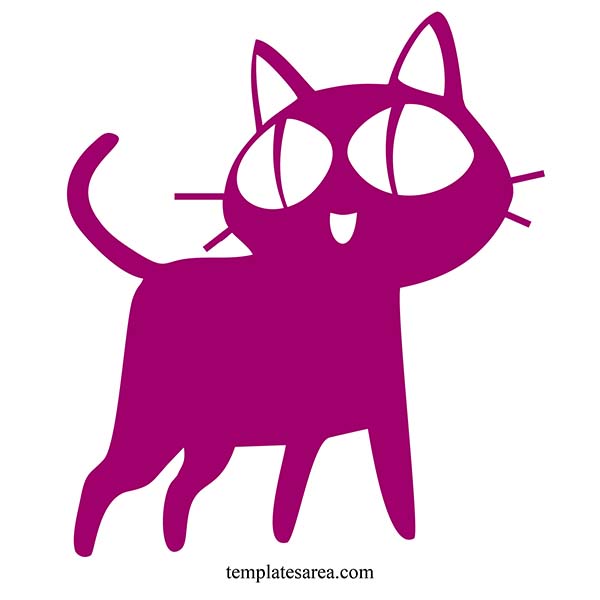 Download Free SVG Cute Cat Image