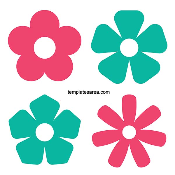 Cricut Compatible Simple Flower SVG for Crafting