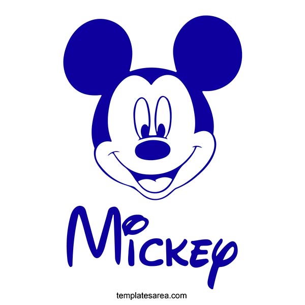 Download Free Mickey Mouse SVG File for DIY Crafts