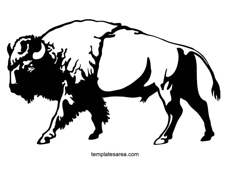 Bison Silhouette DXF File for CNC-Based Laser and Plasma Project