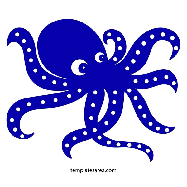 Octopus Silhouette SVG Cut File: Free & Ready for Download